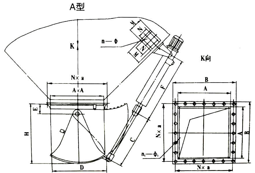 電液動(dòng)扇形閘門(mén)選型 電液動(dòng)扇形閘門(mén)選型