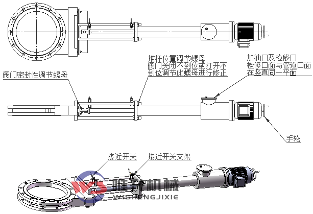 電液動刀型閘閥 電液動刀型閘閥