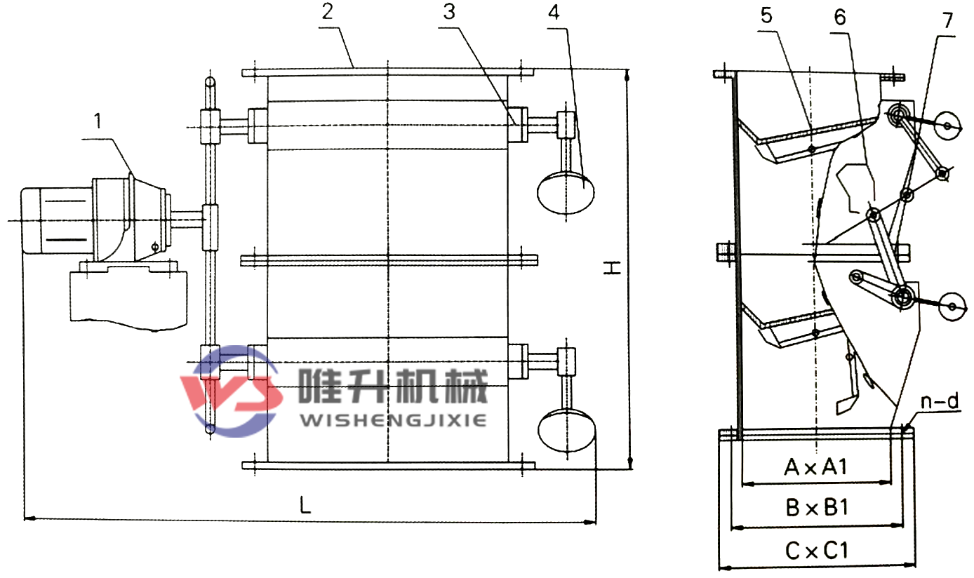 電動雙層單門鎖風(fēng)翻板閥 電動雙層單門鎖風(fēng)翻板閥